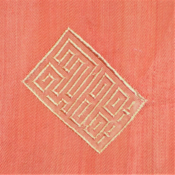 Shiraleah Scarf Orange, Gold w/Black Velvet Ends - Picture 7 of 8